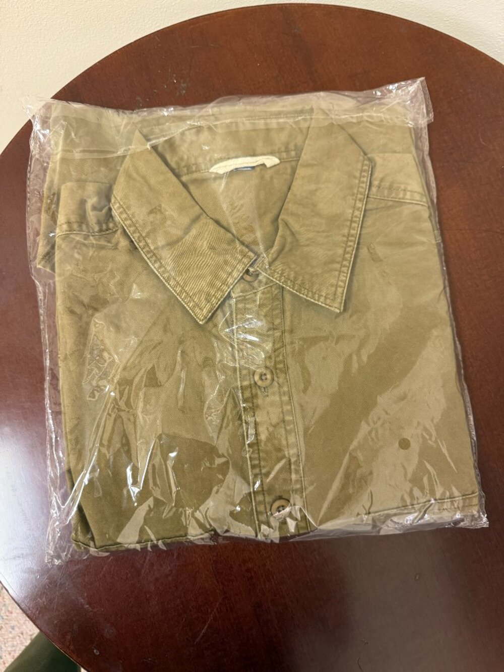 NWT Men’s XL Khaki Utility Shirt Jacket Shacket Workwear Pockets